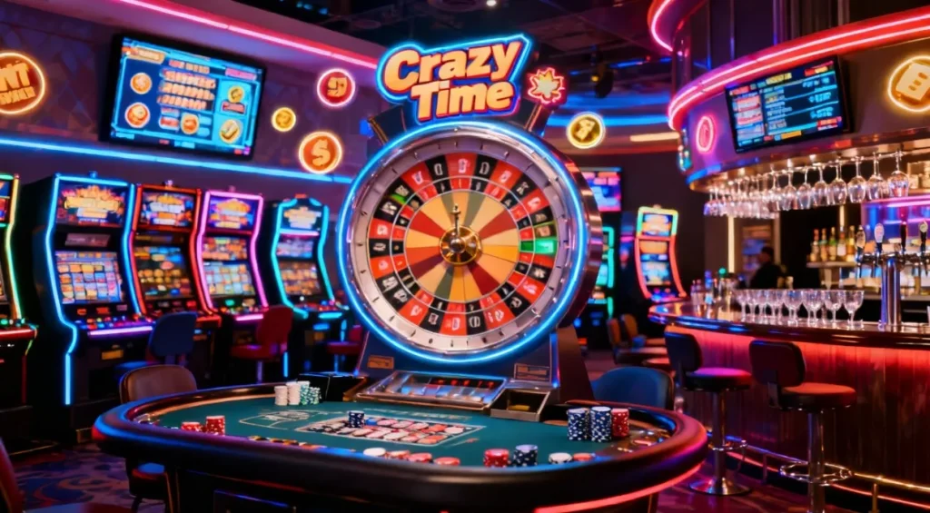 Historial completo de rondas y resultados en Crazy Time