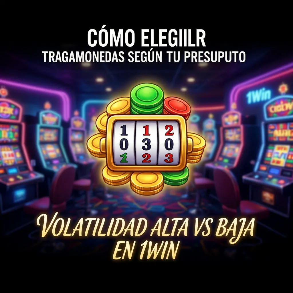 Cómo elegir tragamonedas según tu presupuesto: volatilidad alta vs. baja en 1Win
