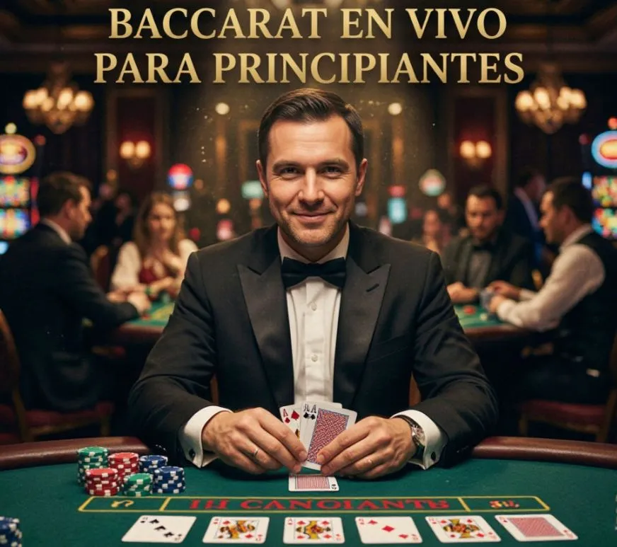 Baccarat en vivo para principiantes: tipos de apuesta, comisiones y cuándo apostar al banker