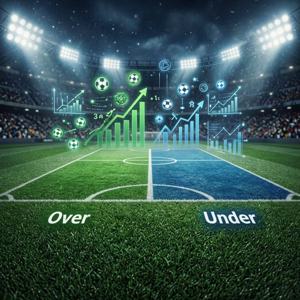Over/Under en fútbol: cómo elegir la línea por liga y estadística de goles